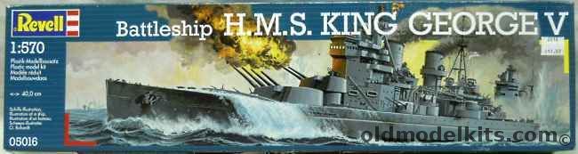 Revell 1/568 HMS King George V, 05016 plastic model kit